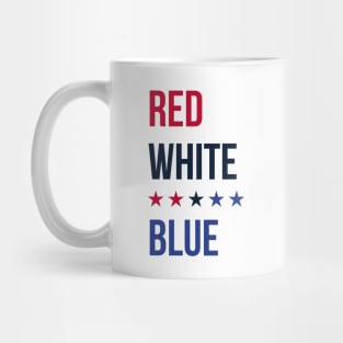 Funny Gift For Independence Day - Red White Blue Gift For Women ,Men Mug